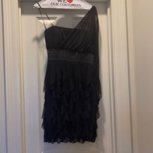 Black cocktail dress
